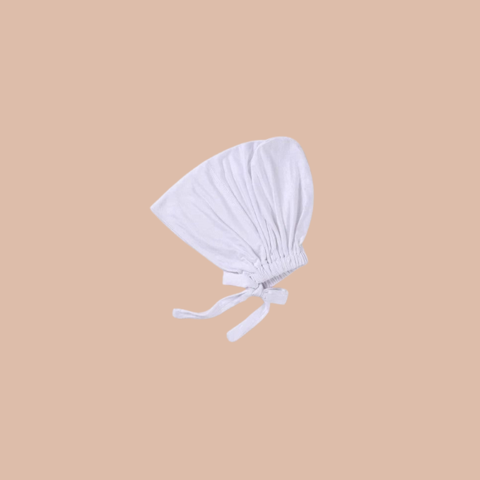 Adjustable Hijab Cap - White