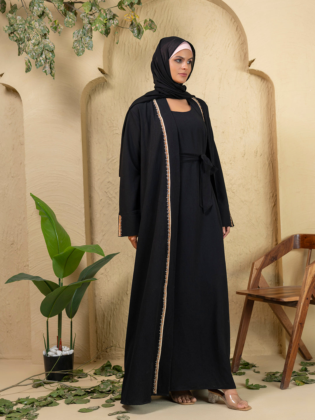 Midnight Thread Abaya