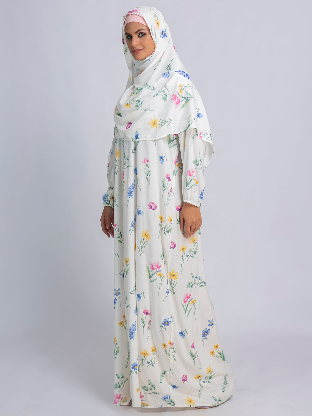 Floral Bliss Prayer Gown