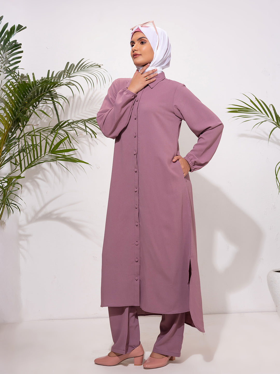 Co-Ord Set - Dusty Pink Mawdeest Co-Ord Set - Dusty Pink Mawdeest