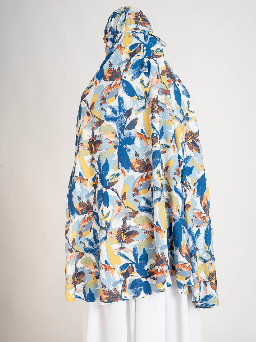 Floral Printed Long Sleeves Namaz Dupatta
