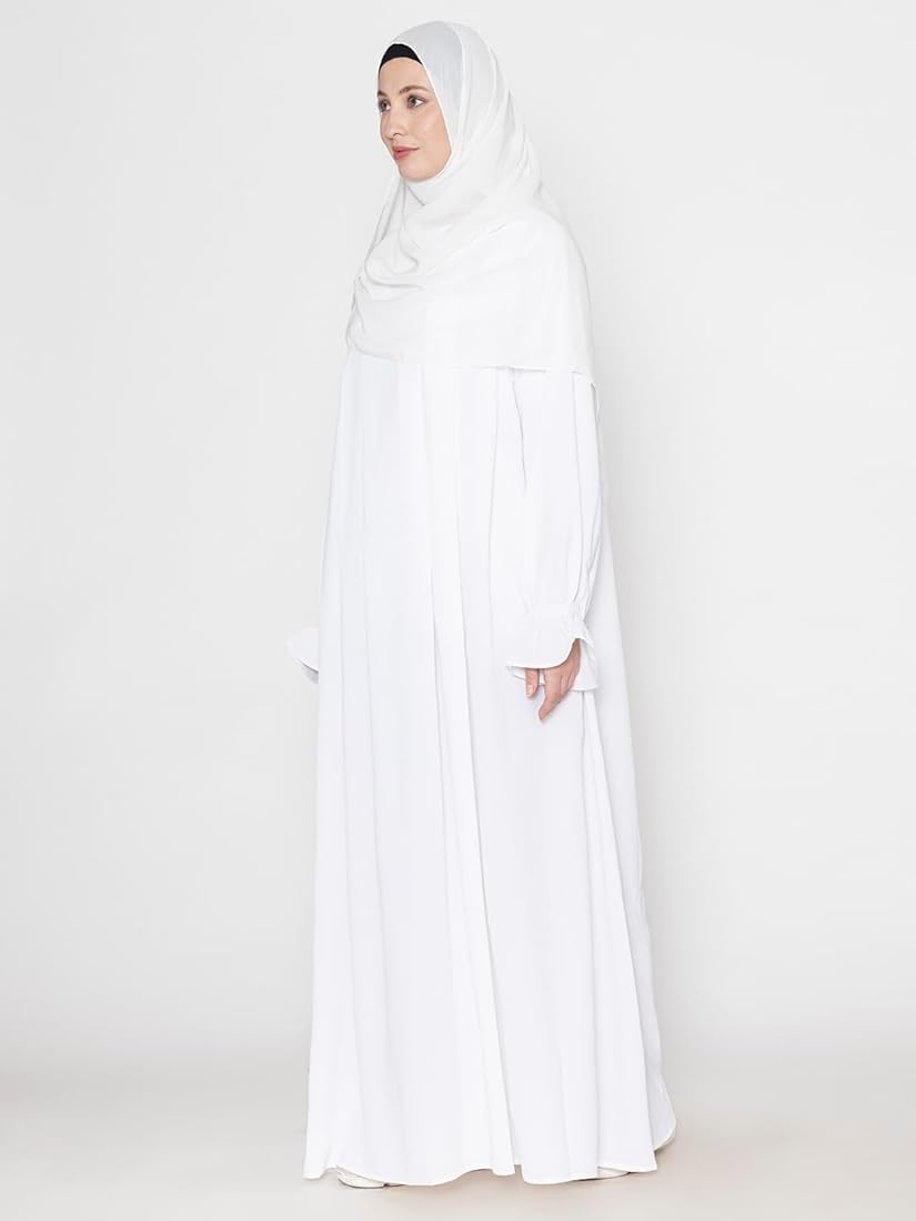 White abaya by Mawdeest