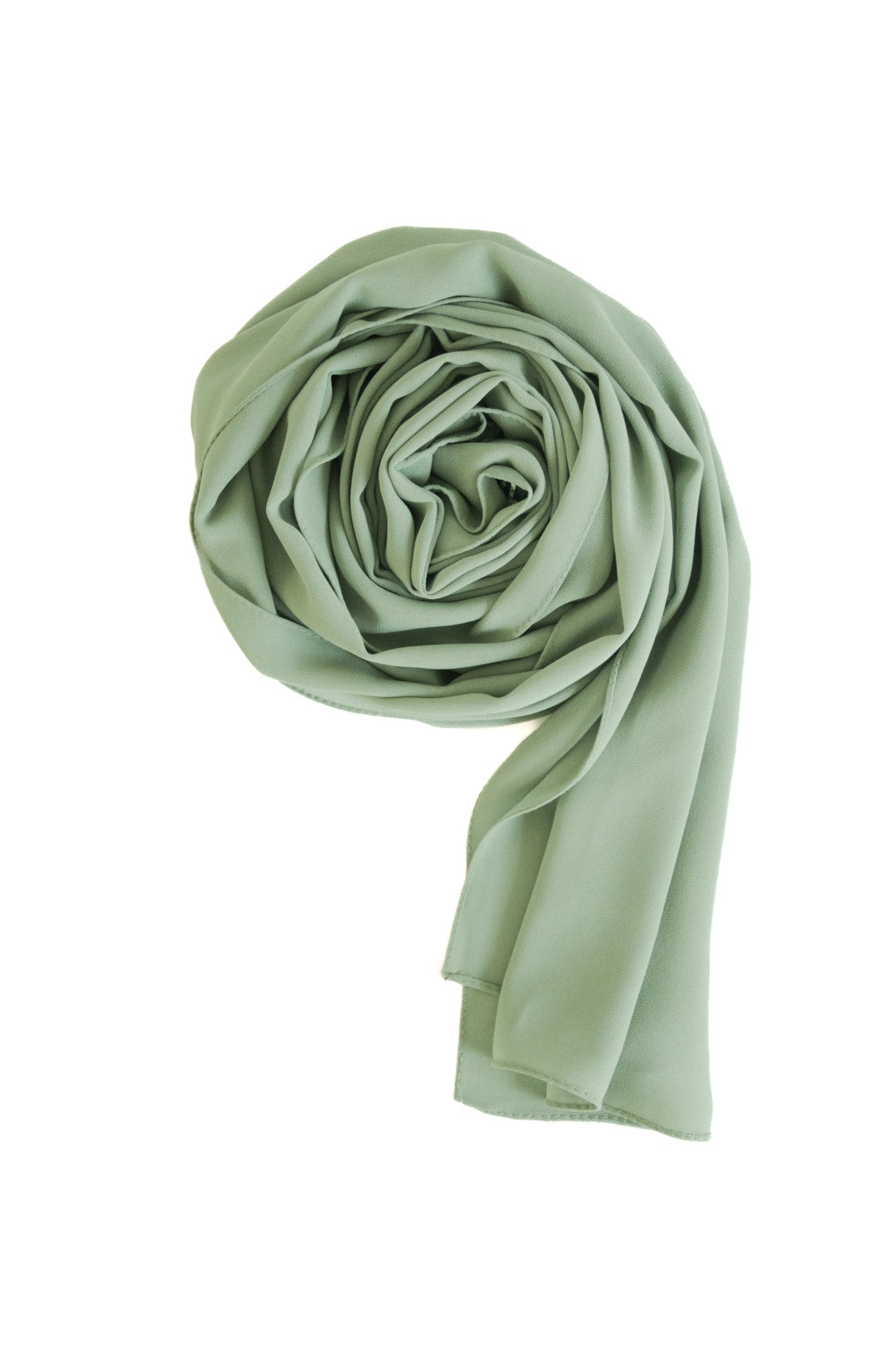 Premium Chiffon Hijab - Sage Green