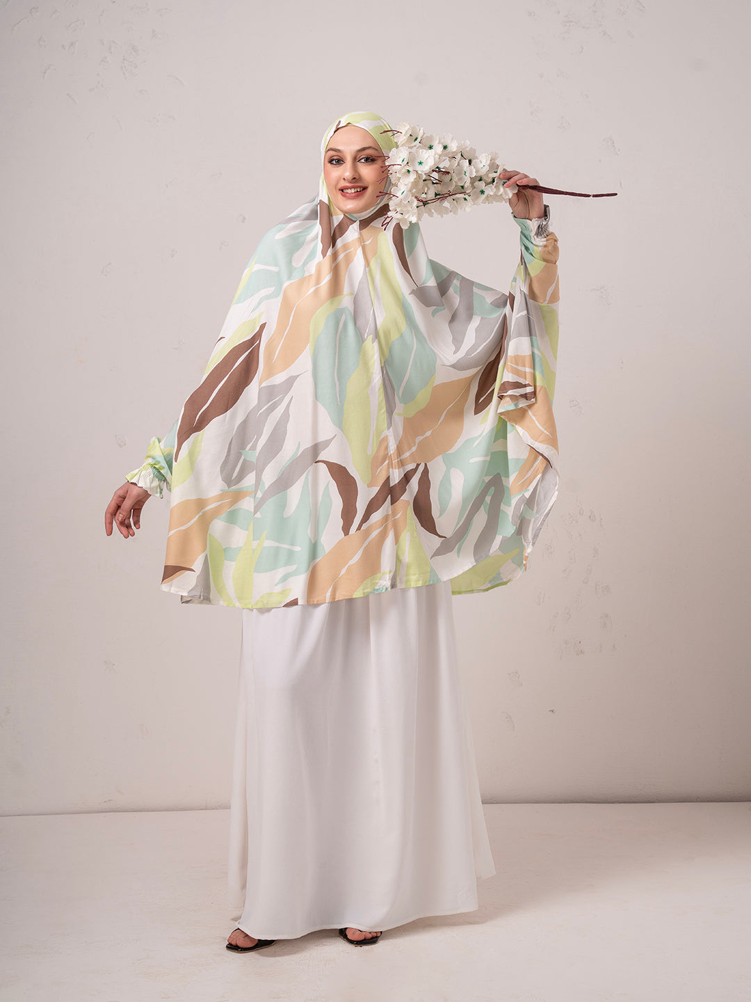 Floral Embrace Nemaz Dupatta