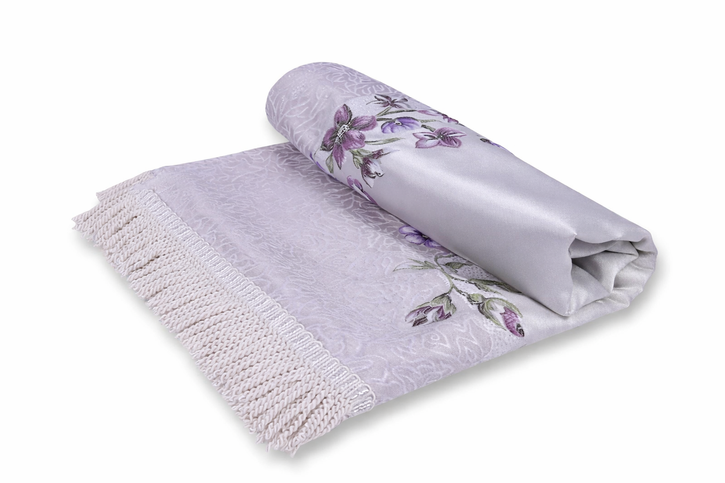 Lavender Floral Janamaz (Prayer Mat) - Made in Turkey