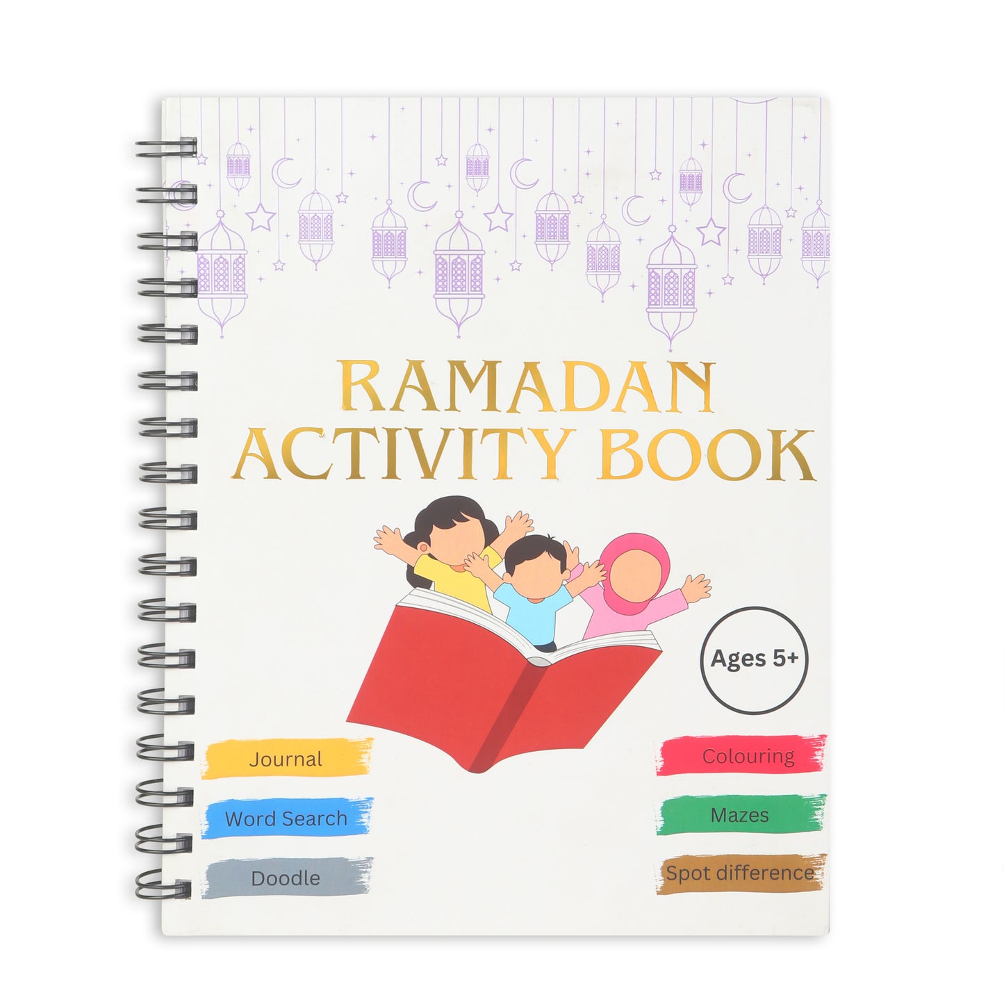 Ramadan Activity Book for Kids – Fun and educational Islamic activities, stories, and lessons for children aged 5+. Perfect for learning about Ramadan in an engaging way.