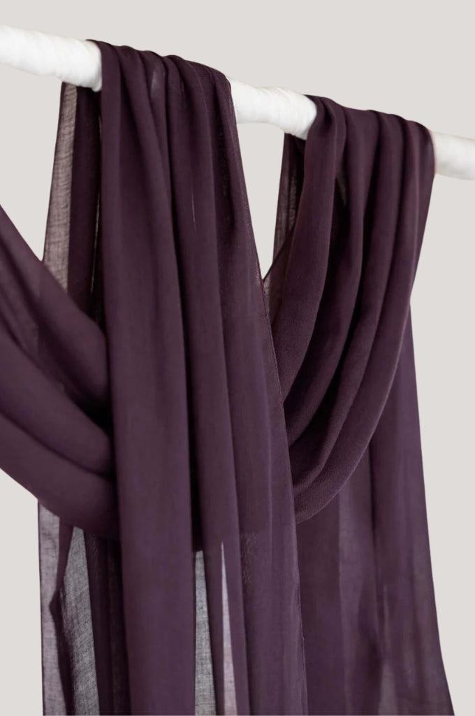 Classic Modal Hijab - Mulberry Wine