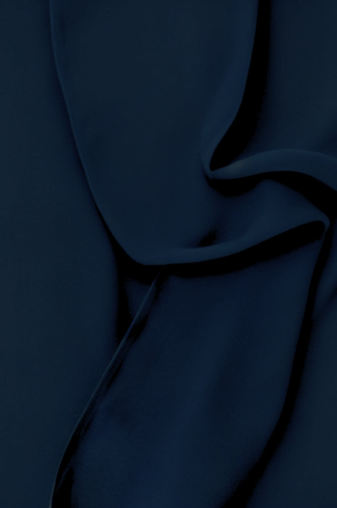 Turkish Chiffon Hijab - Navy Blue