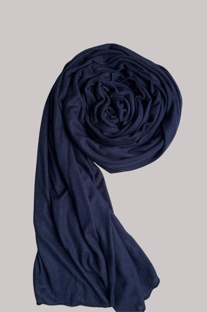 Jersey Hijab - Navy Blue - Mawdeest