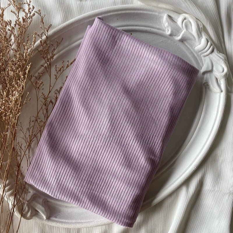 Ribbed Jersey Hijab - Periwinkle - Mawdeest