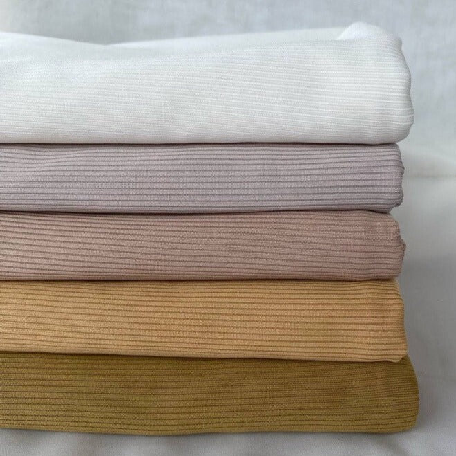 Pack of Five Ribbed Jersey Hijab