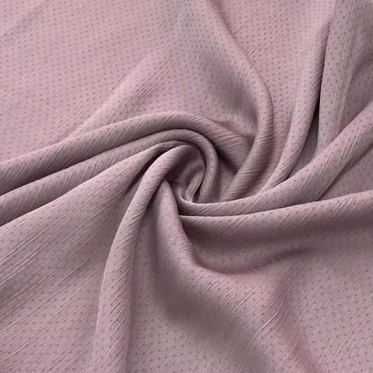 Satin Silk Textured Hijab - Pinkish Peach - Mawdeest