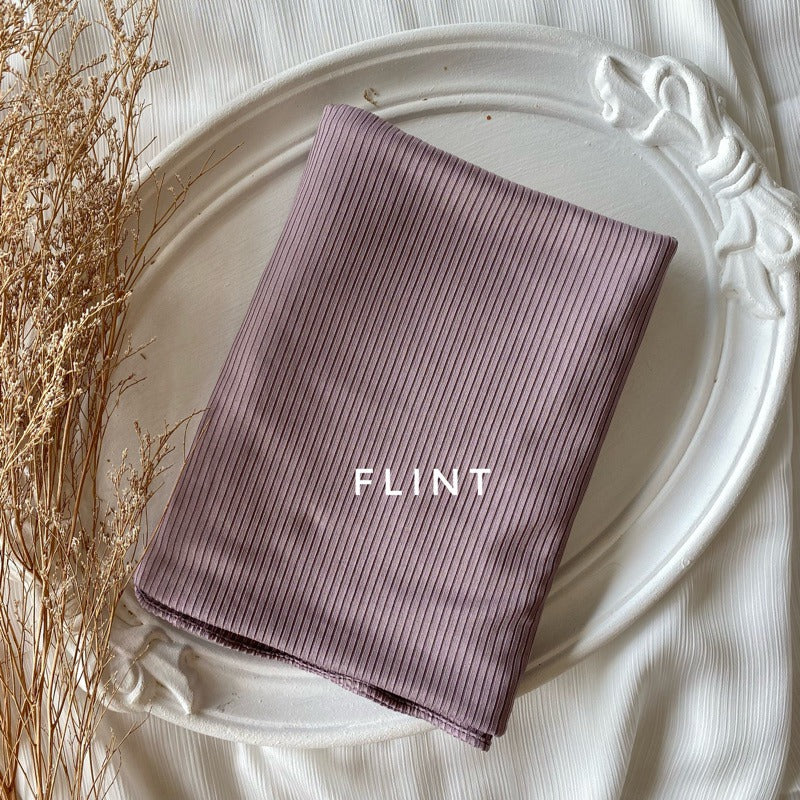 Ribbed Jersey Hijab - Flint - Mawdeest