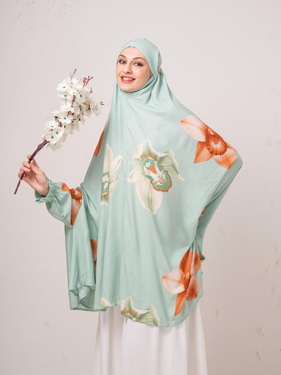 Blue Floral Embrace Nemaz Dupatta