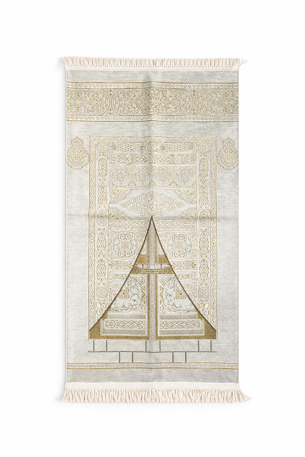 Off White Noor Lantern Janamaz (Prayer Mat) - Made in Turkey