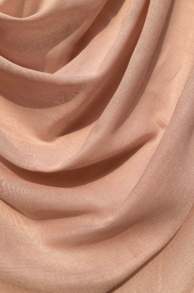 Premium Cotton Hijab - Baby Pink  - Mawdeest