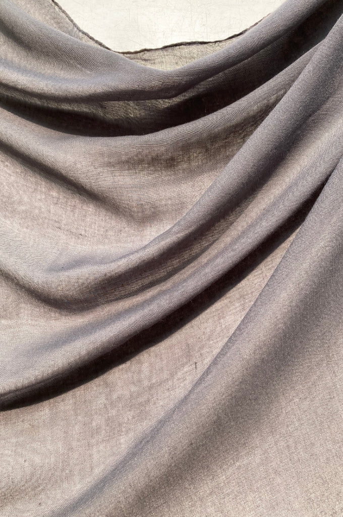 Best charcoal grey breathable cotton hijab for women India soft modest wear premium scarf – Mawdeest