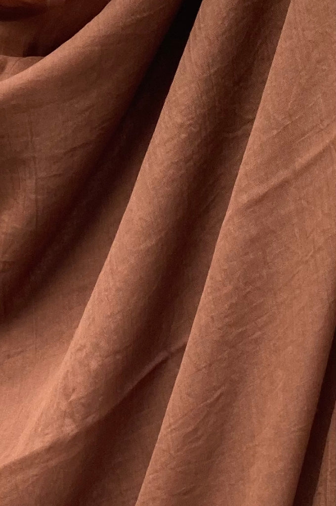 Coffee brown modal hijab – breathable soft premium lightweight modest scarf Mawdeest India