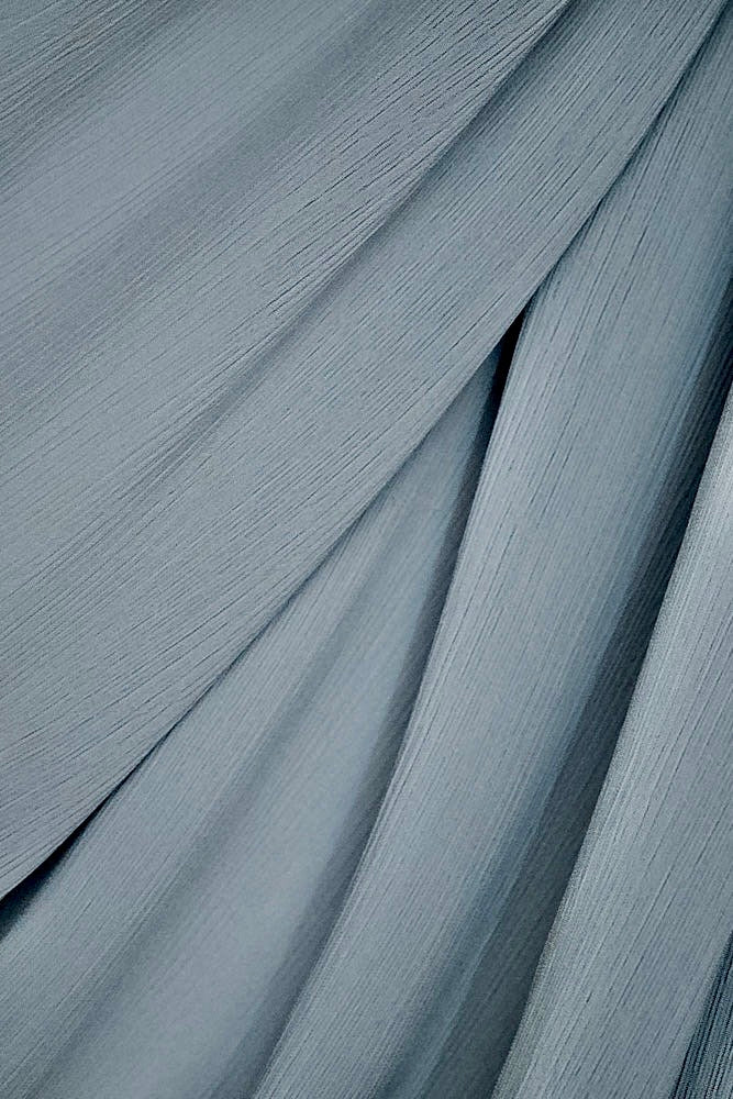 Deluxe Crinkle Chiffon Hijab - Light Blue - Mawdeest