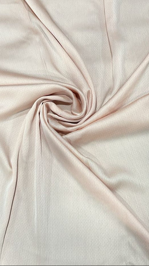 Light Peach textured silk satin hijab – soft delicate modest hijab