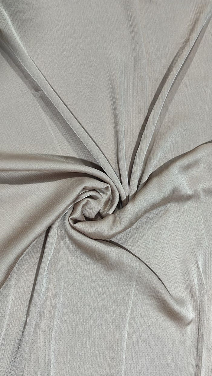 Soft Peach textured silk satin hijab – delicate feminine hijab