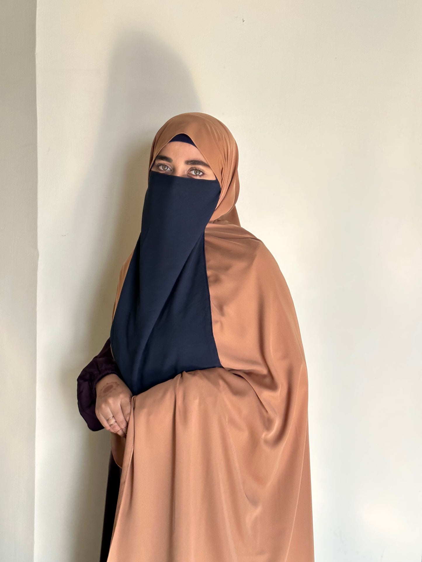 Turkish Chiffon Hijab - Caramel Brown - Mawdeest