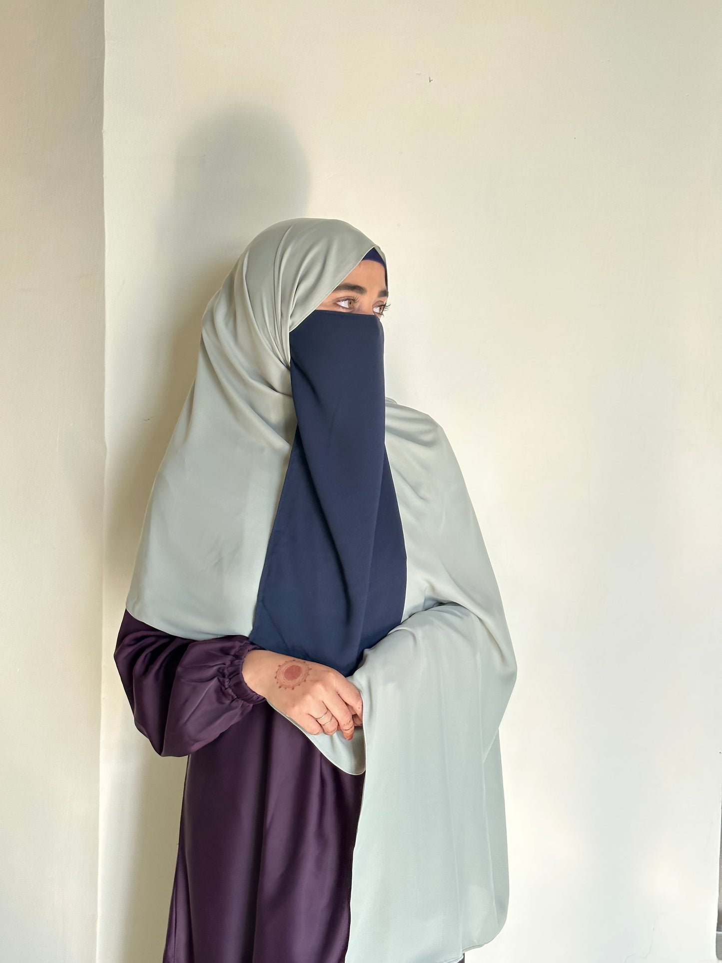 Turkish Chiffon Hijab - Sage Green - Mawdeest