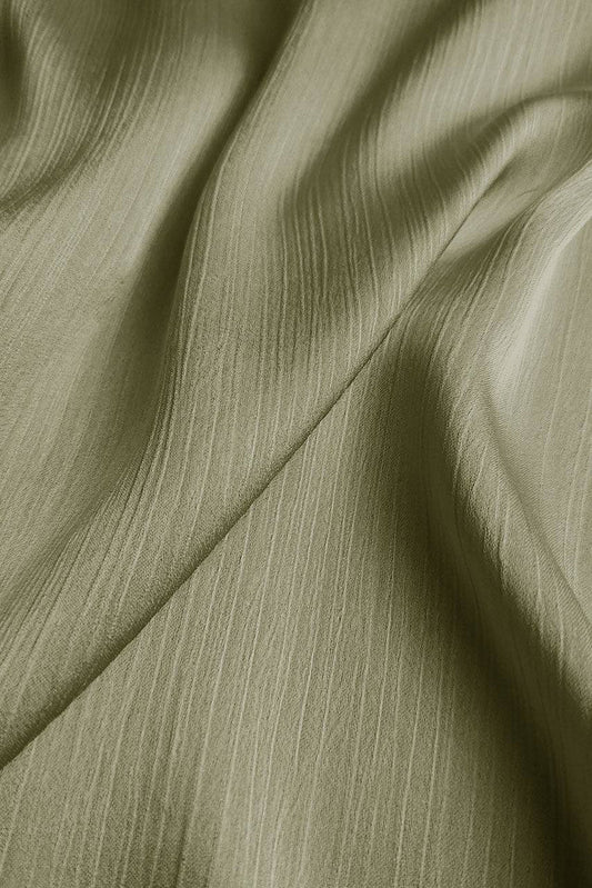 Crinkle Silk - Satin Hijab - Light Green - Mawdeest