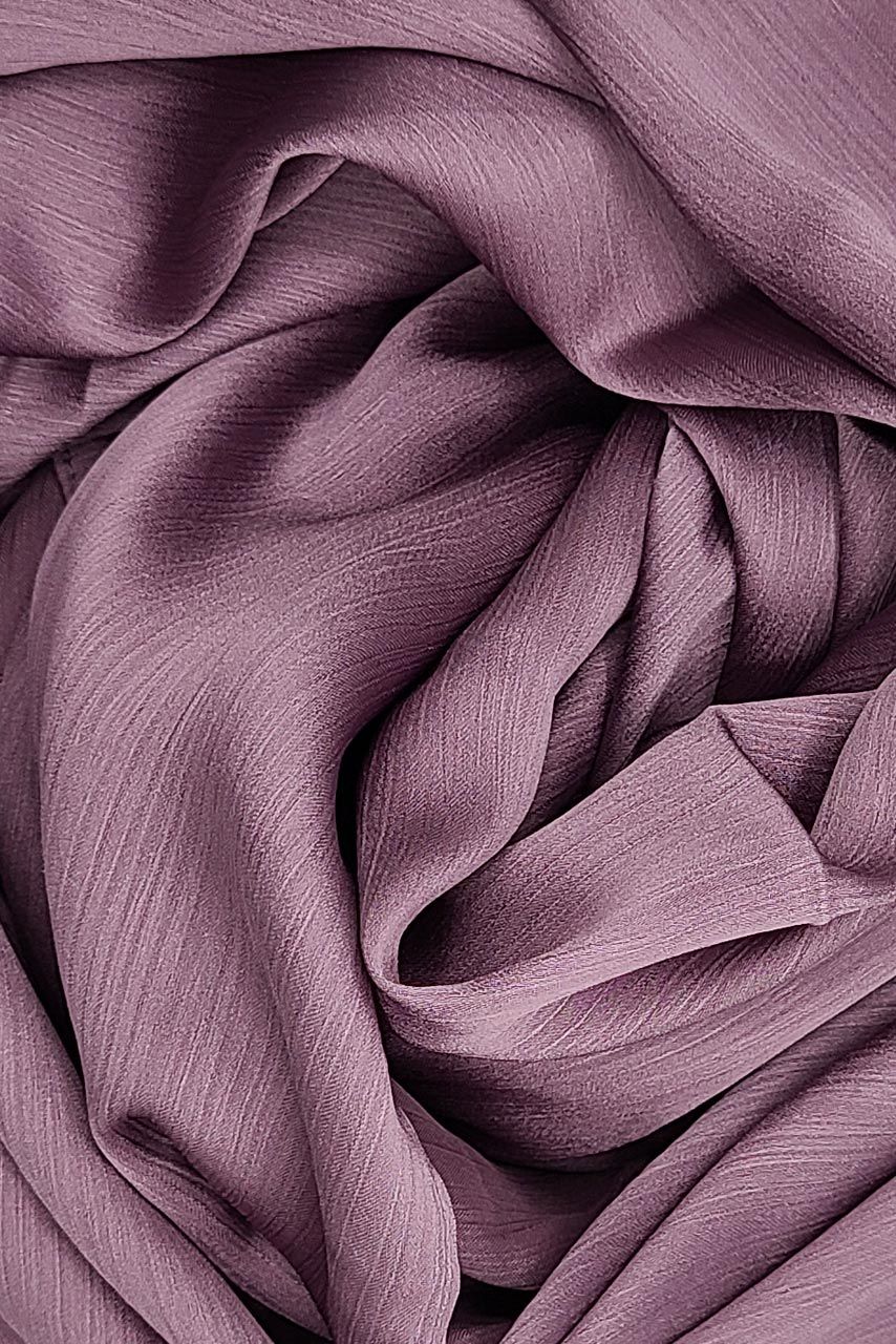 Crinkle Silk - Satin Hijab - Lilac - Mawdeest
