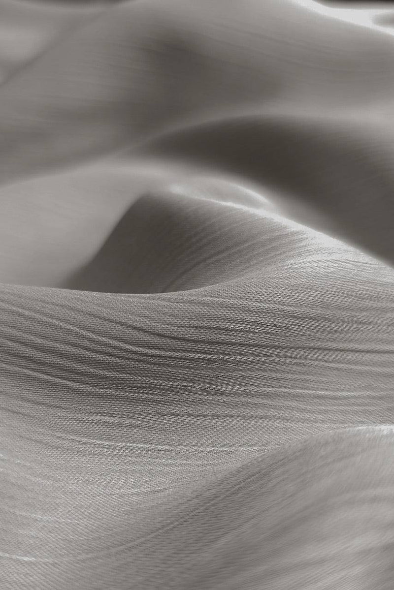 Crinkle Silk - Satin Hijab - Silver - Mawdeest