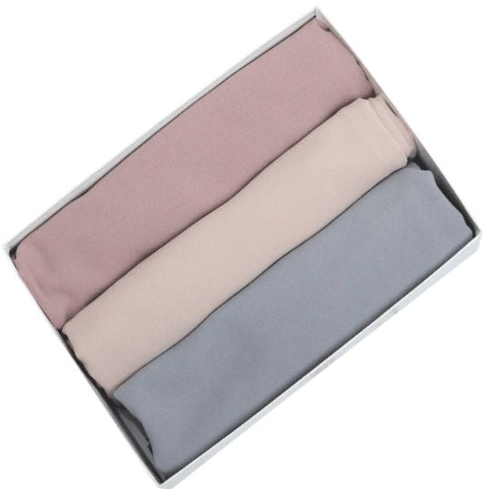Premium Chiffon Hijabs - Three Shades - Mawdeest