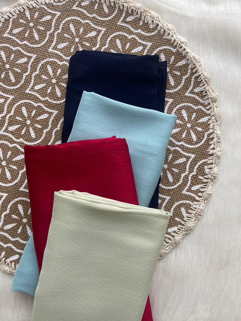 Silk Satin Textured Hijab - Mawdeest