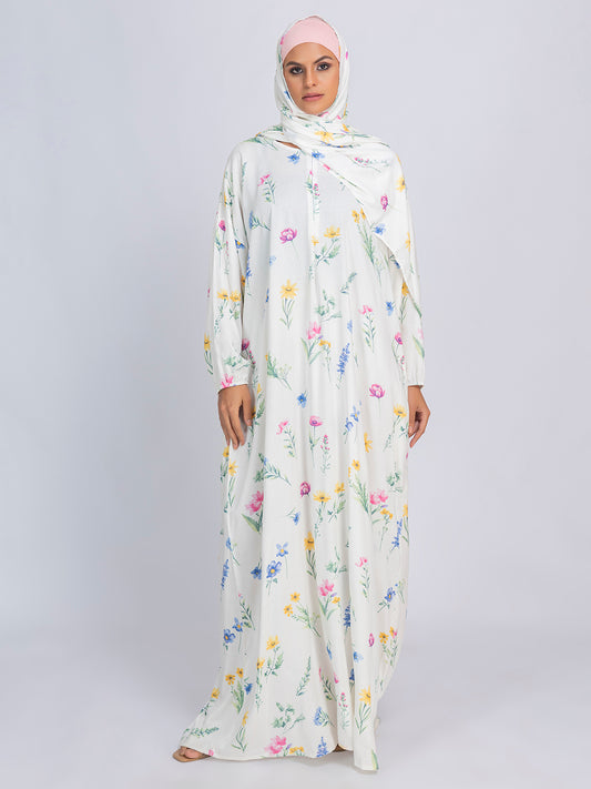 Floral Bliss Prayer Gown