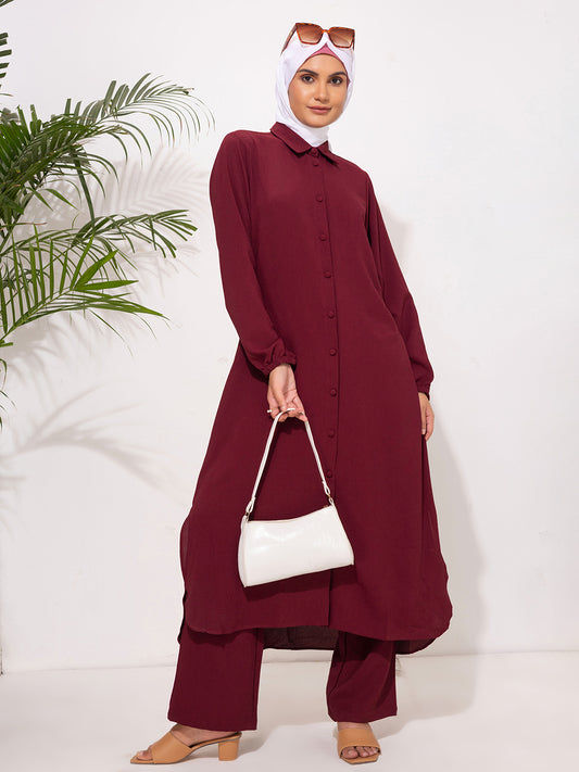Co-Ord Set Maroon