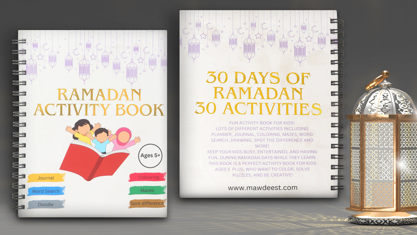 Ramadan Activity Book for Kids