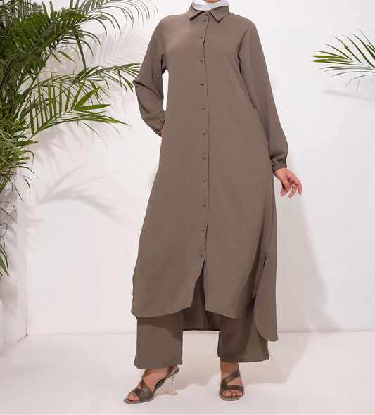 Co-Ord Set Olive Green