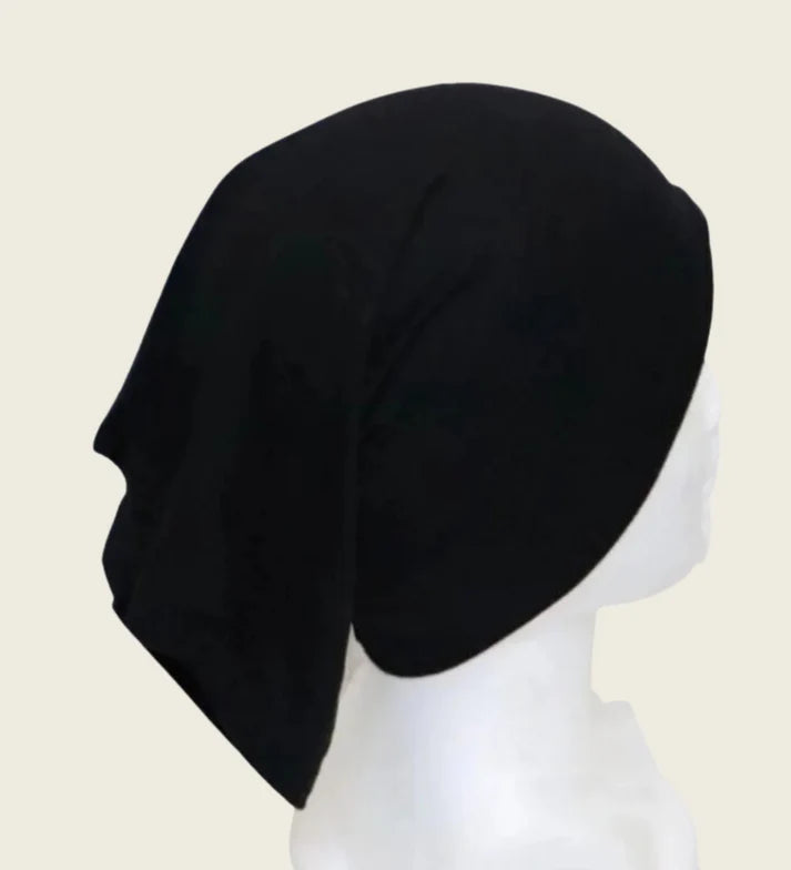 Tube Hijab Cap - Black