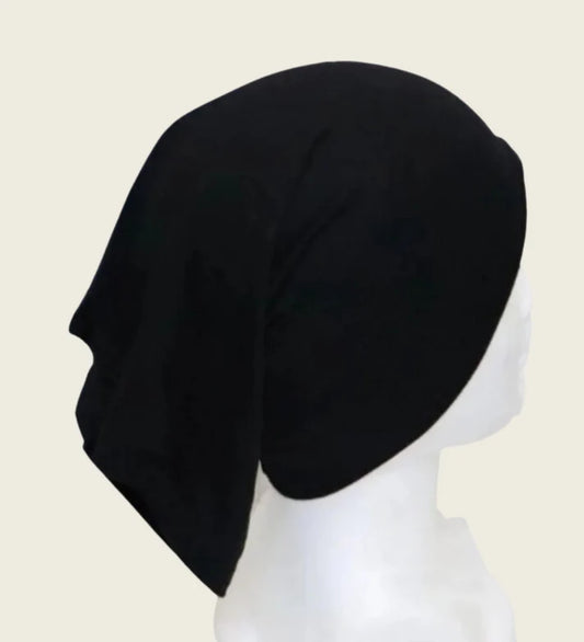 Tube Hijab Cap - Black