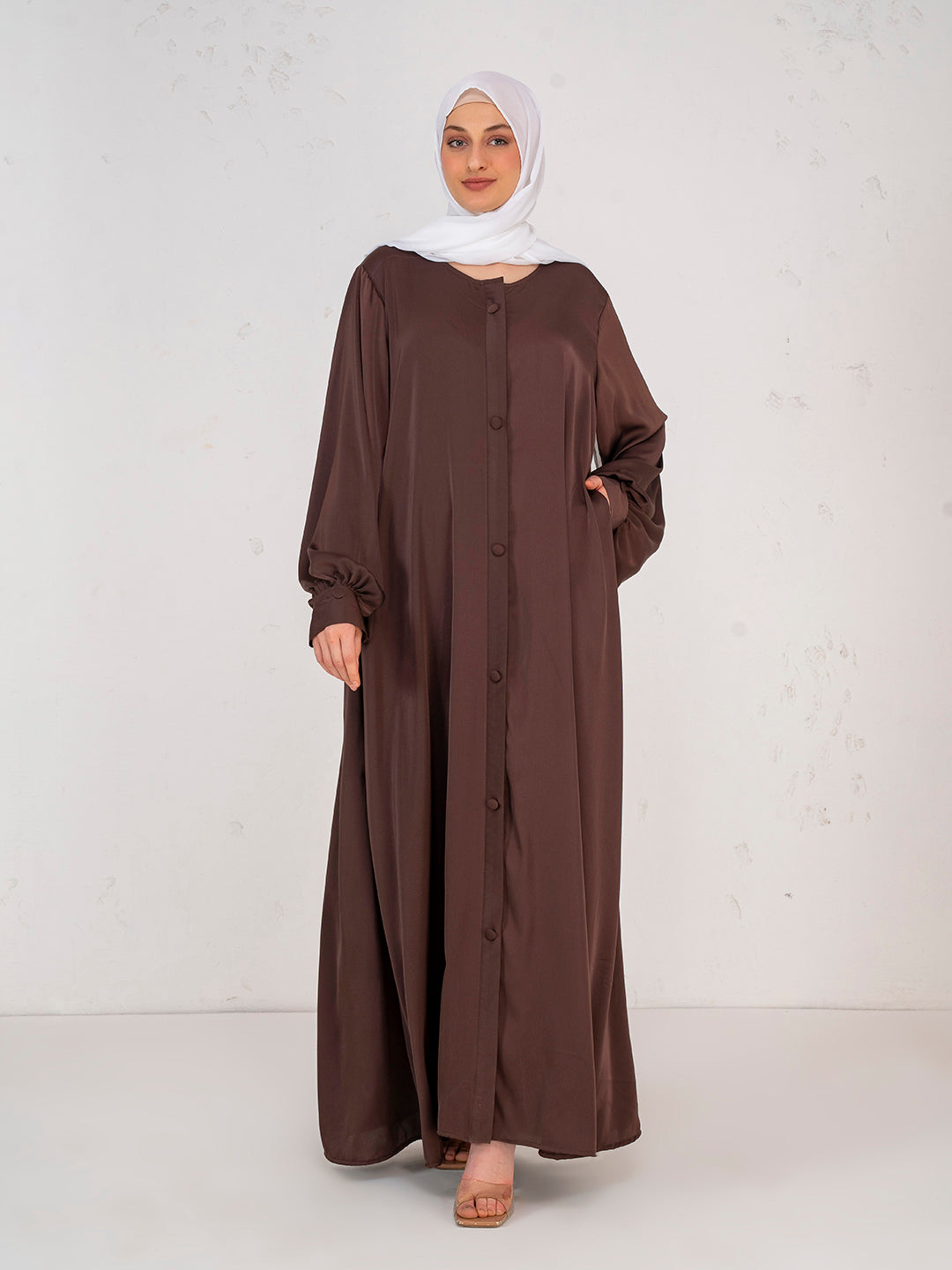 Dark Brown Abaya