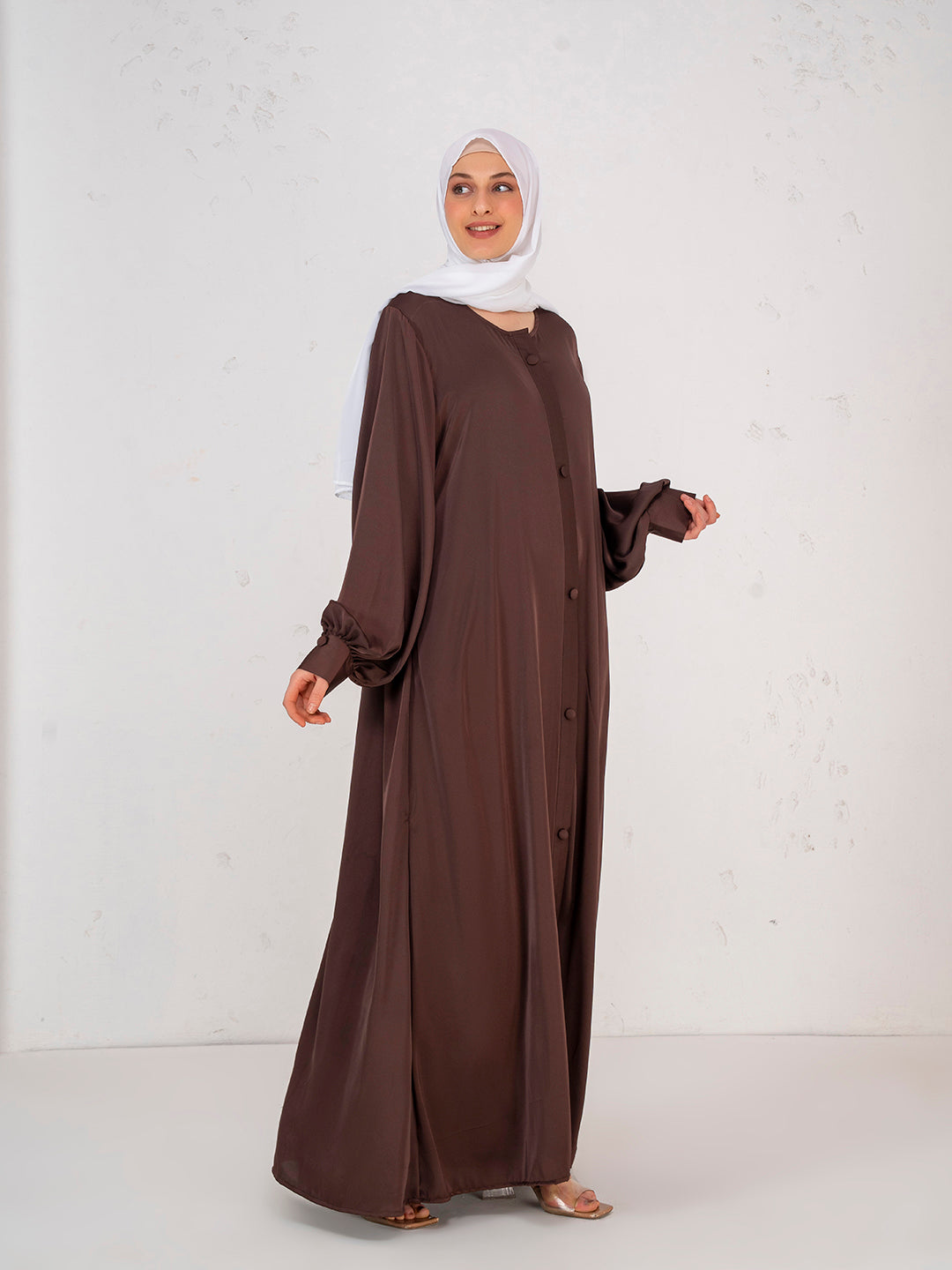 Dark Brown Abaya