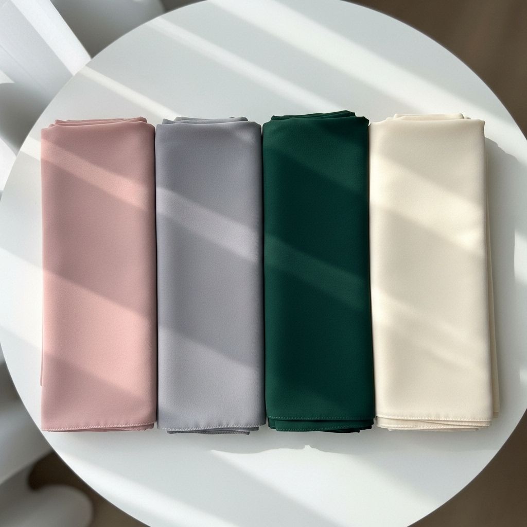 Soft chiffon hijab bundle fabric – premium quality Mawdeest
