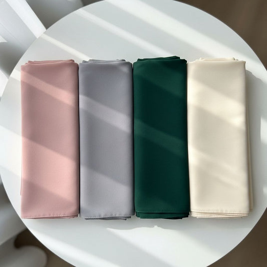 Soft chiffon hijab bundle fabric – premium quality Mawdeest