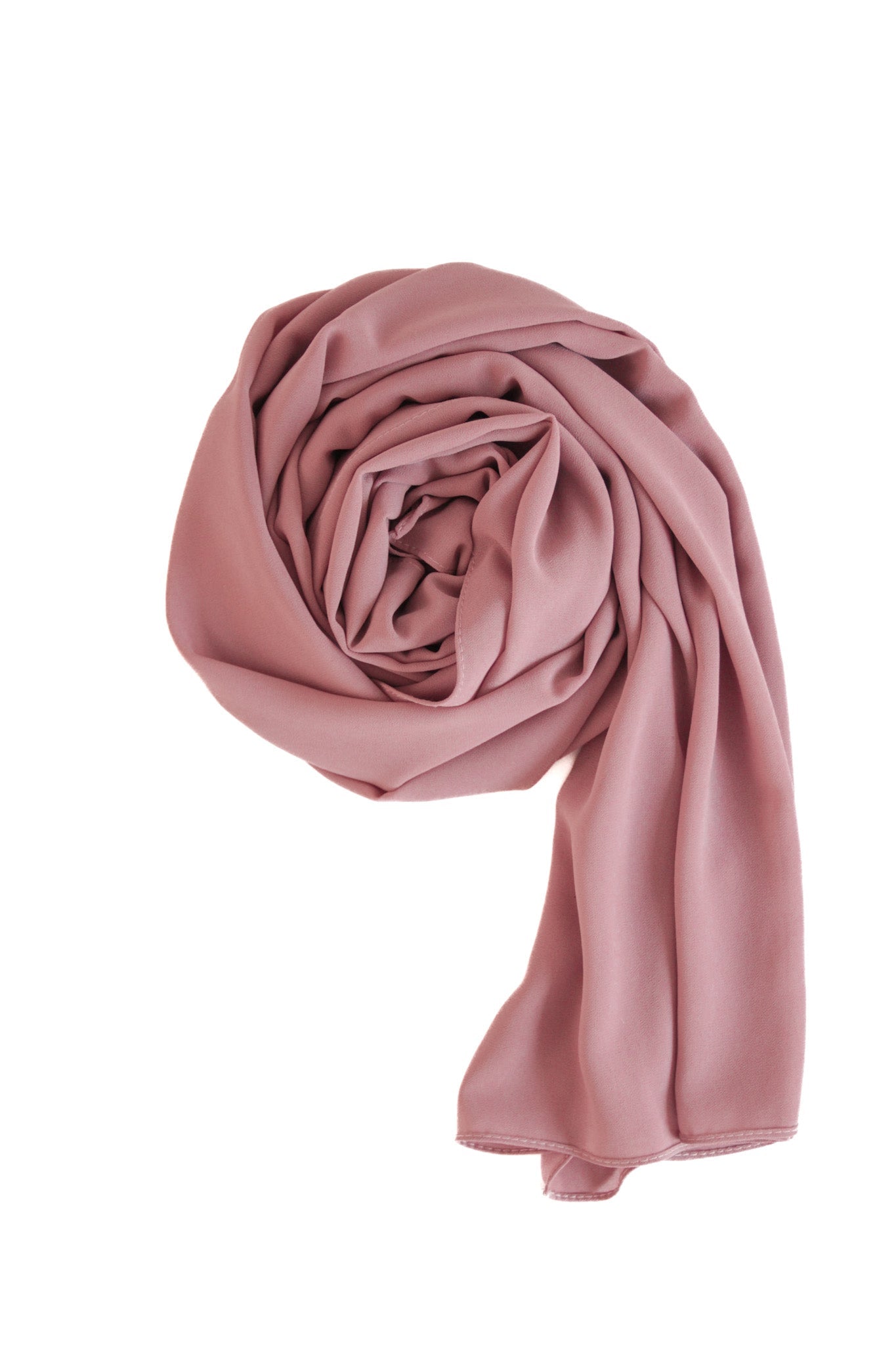 Premium Chiffon Hijab - Coral Pink