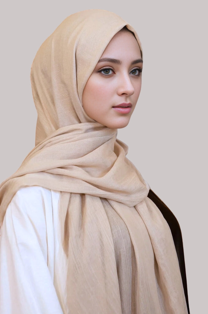 Classic Modal Hijab - Stone Brown