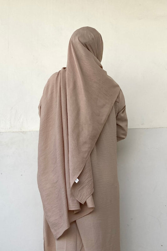 Malaysian Cotton Hijab - Tan - Mawdeest