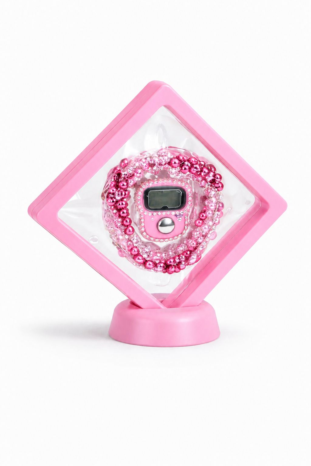 Pink premium tasbih gift box with digital counter Islamic gift set for Ramadan Eid Umrah India