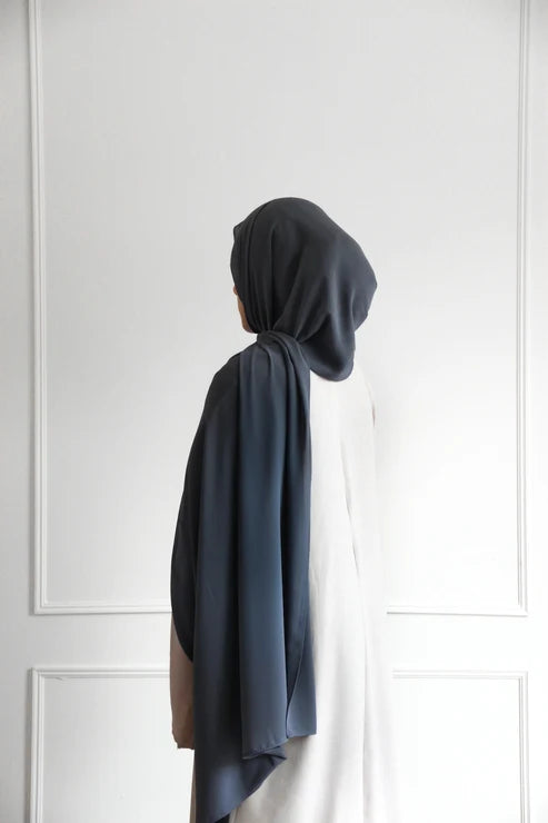 Premium chiffon fabric hijab set – soft texture by Mawdeest