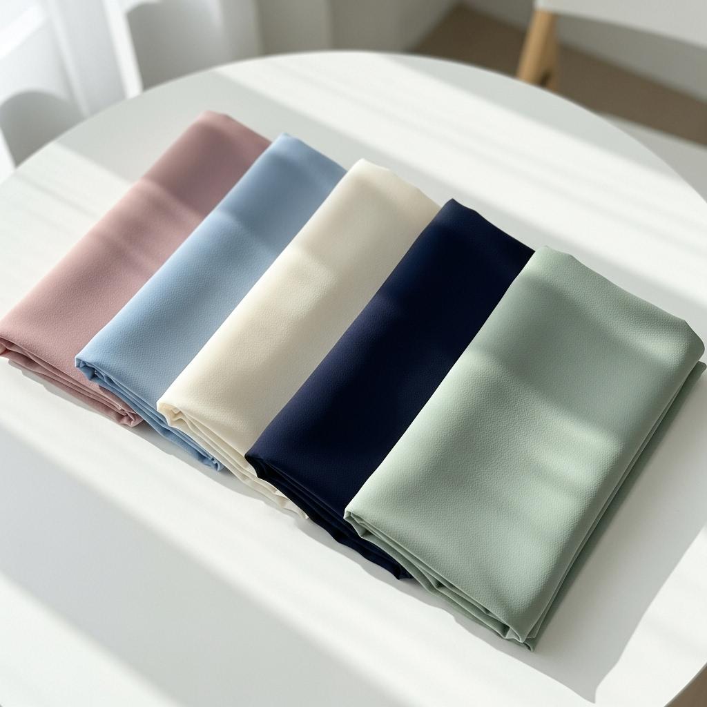 Premium chiffon fabric hijab set – soft texture by Mawdeest
