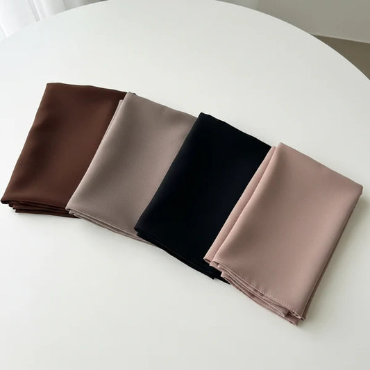 Lightweight chiffon hijab set for daily wear – Mawdeest India