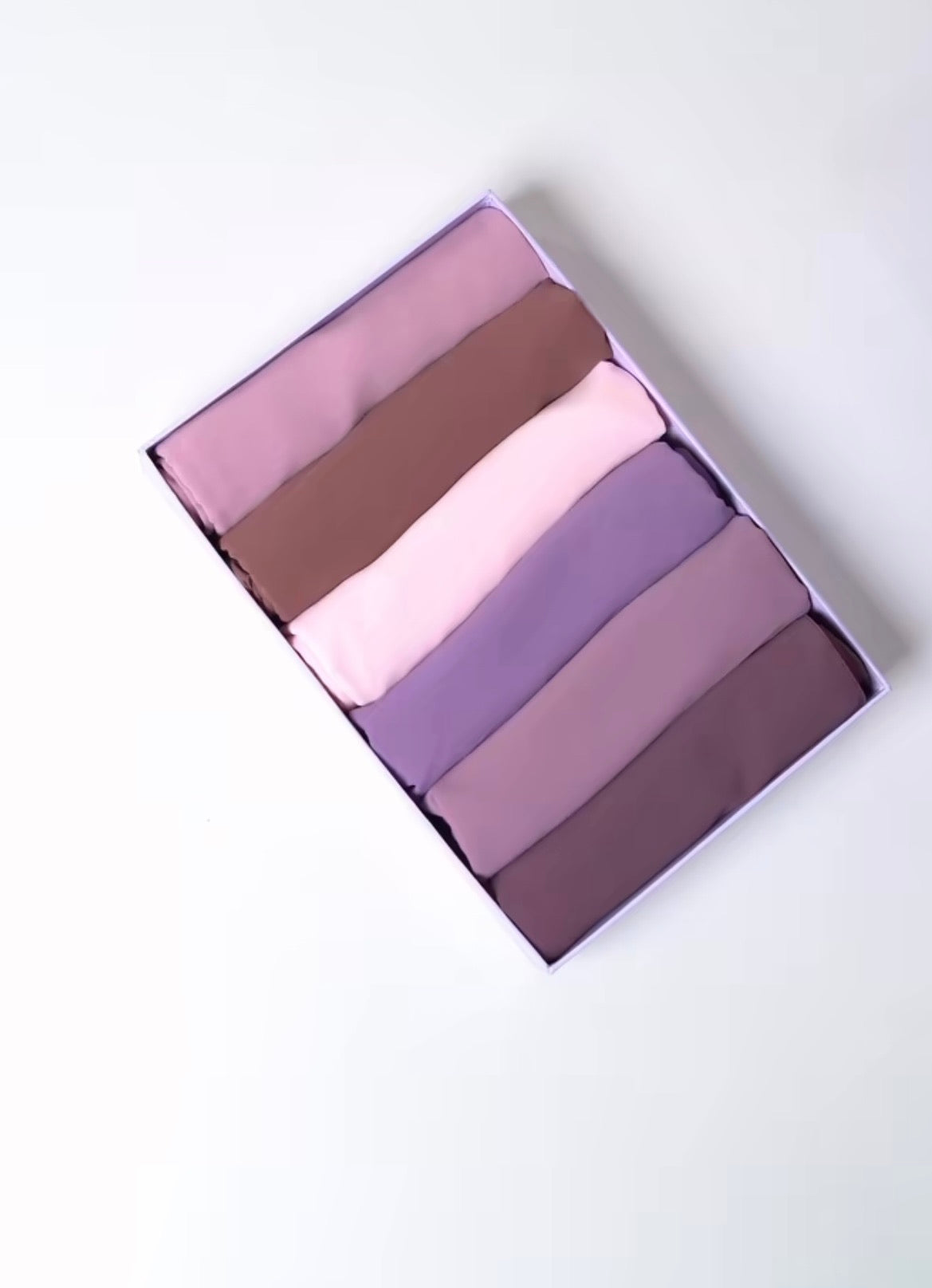 Luxury purple chiffon hijab set for Muslim women – Mawdeest India